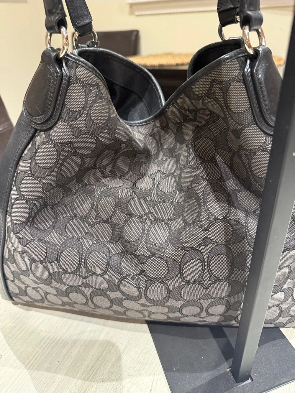 Coach Eidie 31 Signature Canvas Shoulder Bag